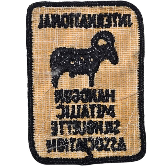 International Handgun Metallic Silhouette Association Patch Vintage 1970s - Picture 3 of 7